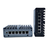 "13-Core CPU I5-1240P Mini PC dengan 6 LAN port 6 USBs DP tipe-c untuk penggunaan industri"