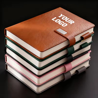 Ensemble cadeau de carnet de notes A5 en cuir souple à sublimation, carnet de voyage avec stylo