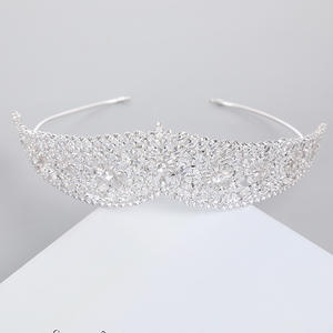 ชุดเดรสงานแต่งงานมงกุฎเพชรเซอร์คอนระดับไฮเอนด์ลายดอกไม้ประดับแบบคาดศีรษะสำหรับเจ้าหญิงวันเกิด - Product Image 4