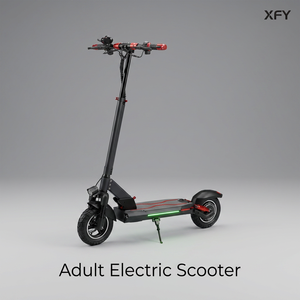 XFY Trottinette Électrique Pliable NFC 10 Pouces pour Adultes, Conception Étanche, Lumières LED, Autonomie 40-60km, Vitesse 0-45KM/H - Product Image 1