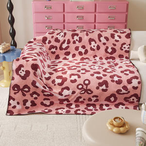 Manta de Franela con Estampado de Leopardo, Rectangular, Suave al Tacto, Ideal para Sofá y Siestas en la Oficina - Product Image 2