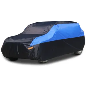 Phổ xe bìa không thấm nước mặt trời bảo vệ chống UV mưa 190T polyester xe cơ thể Bìa tùy chỉnh
