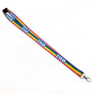 Porte-badge personnalisé NHS avec cordon enroulable, fabriqué en nylon durable - Product Image 2