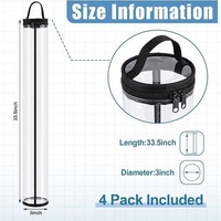 Sac de rangement suspendu en PVC moderne et minimaliste pour tapis de mahjong, tapis de jeu d'échecs et de cartes, enroulable, avec doubles fermetures éclair
