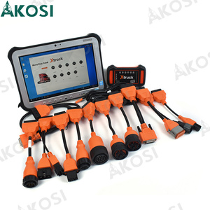 7 trong 1 nhiệm vụ nặng nề xe tải x Xe tải y009 phổ DIESEL máy móc đa chức năng tự động sửa chữa công cụ chẩn đoán + FZ G1 máy tính bảng - Product Image 4