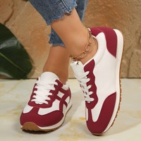 Chaussures pour femmes grandes tailles transfrontalières, Nouvelle collection Printemps-Automne 2026, Décontractées, Polyvalentes, Respirantes, pour la course et le sport, Tendance, en PU