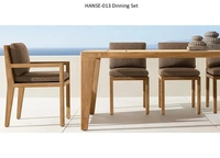 Ensemble de canapé de jardin en bois et tissu inclinable moderne et simple, 7 places, meubles de salon, designs modernes