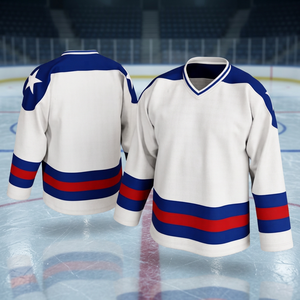Nueva Camiseta de Hockey 2026, Transpirable, con Impresión Digital Personalizada, Bloques de Color, Logotipo del Equipo, Hockey sobre Hielo para Hombre, 100% Poliéster - Product Image 4