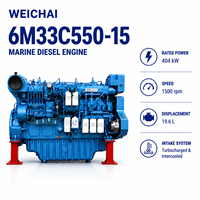 Moteur diesel marin 4 temps SCDC Weichai Baudouin série 6M33 6M33C550-15 pour bateaux de pêche et bateaux de travail