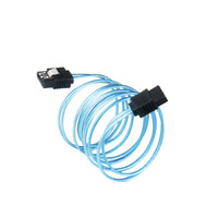 Câble SATA III câble mince SATA3 vers SATA 6 Go câble de données SATA Flexible pour serveur Raid SDD HDD lecteurs CD DVD