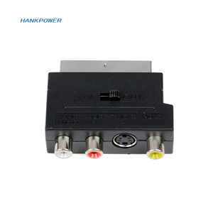 21-poliger Scart-Adapter AV-Block auf 3 Cinch-Phono-Composite-S-Video mit Ein/Aus-Switch-Scart-Adapter AV-Block - Product Image 2