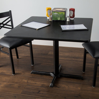 Croix rétro industriel café Commercial Table Base métal Table jambes fonte noir acier inoxydable Table jambes meubles jambe