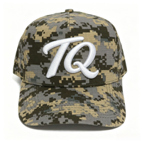 Topi Baseball 3D Bordir Dot Camo 5/6 Panel Poliester Bernapas Tahan Air Unisex Dapat Disesuaikan untuk Berburu Memancing Taktis di Luar Ruangan