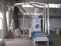 Ligne de production de recyclage de vêtements et de textiles usagés avec traitement de fil non tissé, 200 broches motorisées, certifiée CE