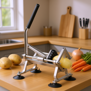 Manual <b>Vegetable</b> Slicer Stainless Steel Aluminum Alloy With Non Slip Feet For <b>Fruit</b> And <b>Vegetables</b> Kitchen <b>Tool</b> - Product Image 2