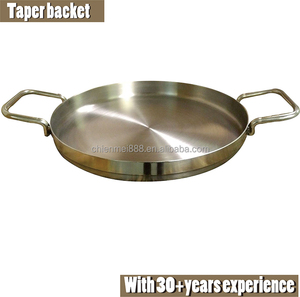 Parte <span class=keywords><strong>de</strong></span> la familia 23 "<span class=keywords><strong>de</strong></span> acero inoxidable plana redonda Plancha Grill Comal Pozo Plancha Taco Fry Pan - Product Image 1