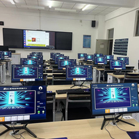 PC Todo en Uno de Alto Rendimiento de 24/27 Pulgadas, Intel Core i3/i5, Computadora de Escritorio AIO con Cámara Web para Oficina y Negocios