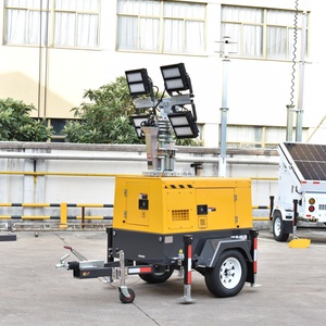 TPE-R4k High Quality TPE-R4K <b>Solar</b> Light Tower 4kW <b>Generator</b> 4009㎡ Coverage Outdoor Construction Light Tower TPE-R4k TPE-R4k Sil - Product Image 4