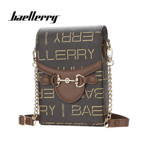Baellerry Women's Mini Crossbody Bag Pu Leather Chain Strap <b>Phone</b> Bag <b>Retro</b> Style Everyday Use - Product Image 5