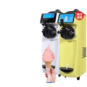 Table top soft serve portable ice cream machine icecream maker 220v small mini soft home ice cream machine at home price maker