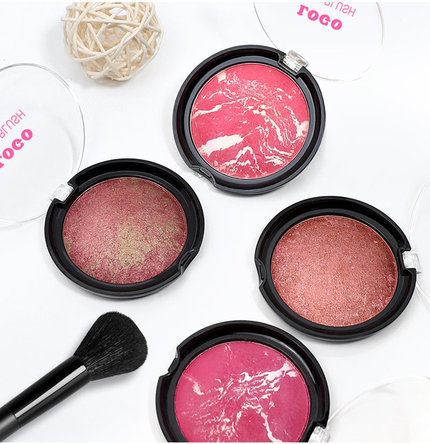 Free Sample OEM Custom Logo High Pigment Face Makeup Blush Cream Private Label Blusher Waterproof Sweatproof Blusher Wholesale