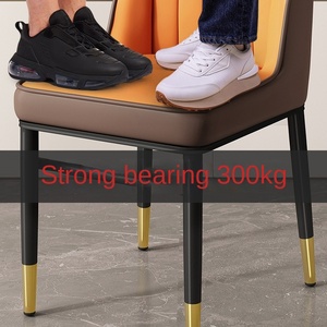 Weaver Birds, silla de comedor moderna con marco de madera maciza, mesa de comedor para el hogar, silla informal de té de gama alta de lujo, Mahjong de hierro forjado - Product Image 3