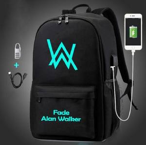 Mochilas escolares universitarias de Anime, mochila reflectante de poliéster duradero, mochila Usb - Product Image 5