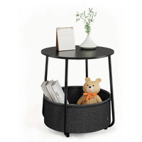 Table basse ovale en fer contemporaine, mobile et empilable, couleur macaron, table d'appoint pour canapé, ordinateur portable, salon, meubles de maison