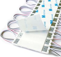Module LED 12V 61*13mm 2835 SMD 3 LED 1.2W 3000k 6000k 10000k Corps en ABS IP65 Étanche Module LED Blanc pour Enseigne Lumineuse LED