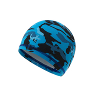 Logotipo personalizado Ciclismo al aire libre Correr Deporte Calavera Beanie Hat Camuflaje elástico Casco de motocicleta Liner Wave Caps