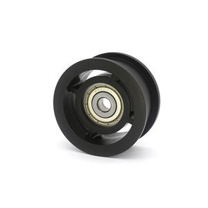 Manufacturer Supplies H-Type 6300ZZ Black Steel <b>Pulley</b> Bearing 12*70*34mm with POM Coating for Roller - Product Image 5