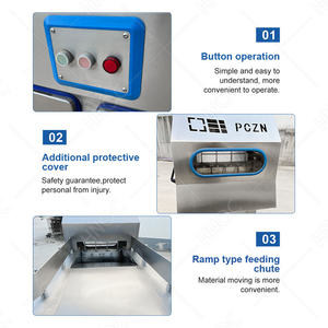 Máquina cortadora de dados de bloque de carne congelada OCEAN, máquina cortadora de cubo de pechuga de pollo, máquina cortadora de muslo de pollo pequeño - Product Image 4