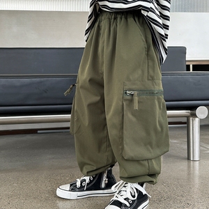 Ventes directes d'usine vêtements pour enfants pantalons <span class=keywords><strong>cargo</strong></span> pour garçons nouveaux pantalons décontractés de haute qualité pour tout-petits pantalons tendance à grandes poches - Product Image 6