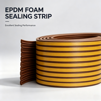 Bande d'étanchéité en caoutchouc EPDM personnalisée pour fenêtres et portes en aluminium |   Joint d'étanchéité extrudé résistant aux intempéries pour portes et fenêtres, découpe personnalisable