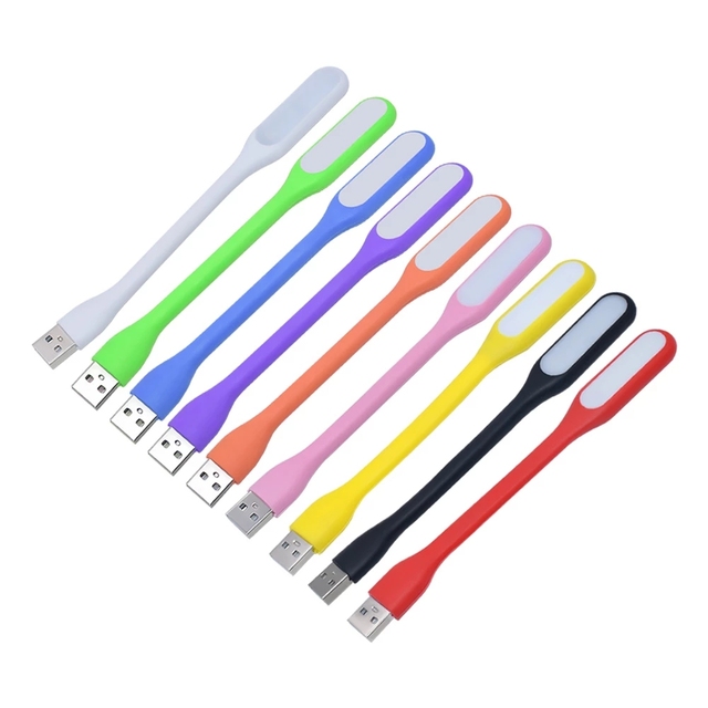 Mini Portable USB Book Light Reading Lamp 5V 1.2W Super Bright LED Lamp for Power Bank PC Laptop Notebook