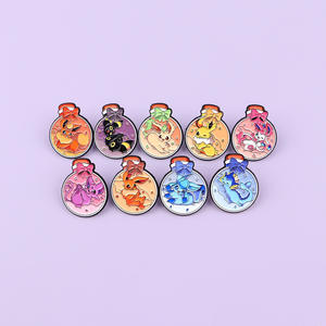 口袋妖怪卡通锌合金胸针凹版印刷烤漆创意包袋及服装配饰 - Product Image 4