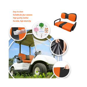 Yamaha G29 Golf Cart <b>Leather</b> Seat <b>Cushion</b> with Backrest; Color Texture Selectable-Direct Source Manufacturer - Product Image 5