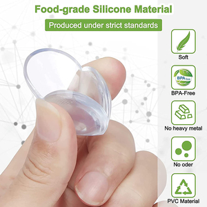 Protecteurs ronds transparents pour enfants meubles lit transparent pvc sécurité pour bébé <span class=keywords><strong>protection</strong></span> d'angle en pvc - Product Image 4