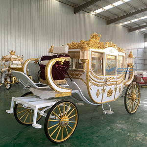 Calèche royale électrique XCEGO personnalisée pour mariage, avec structure en acier, vitesse de 60 km/h, pour transport spécial - Product Image 2