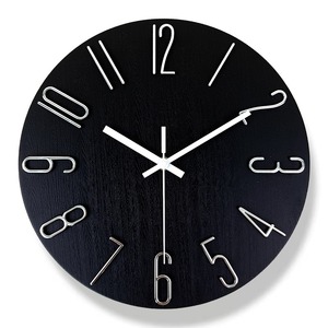 Minimalist Round Wall <b>Clock</b> Silent Quartz Analog Hanging <b>Clock</b> Nordic Modern Beige Gold Tone for Living Room <b>Bedroom</b> - Product Image 2