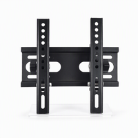 Braket TV Modern Tilt 14-42 Inch Kapasitas Beban 25kg VESA 200x200 Profil Rendah untuk Dinding Ruang Tamu