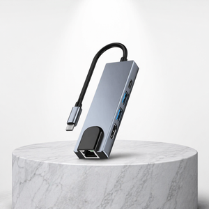 Hub USB C <span class=keywords><strong>5</strong></span> en 1, Adaptador Multipuerto con HDMI 4K, Gigabit Ethernet, 100W PD y USB 3.0 para MacBook, iPad y Laptop, Venta al Por Mayor OEM - Product Image 1