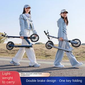 Trottinette pliable légère (6 kg) à deux roues pour adultes, réglable en hauteur, pour hommes et femmes, fabriquée en Chine - Product Image 4