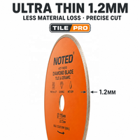 Lame de scie diamantée pressée à chaud OEM pour grossistes, 180 mm, alésage 22/23 mm, pour la découpe de carreaux de céramique, disque d'outil de travail, kit en boîte