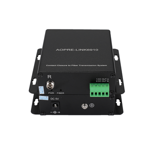 Convertisseur de contact sec industriel sur Ethernet 1 canal, meilleure qualité, fermeture de contact sur fibre optique - Product Image 1
