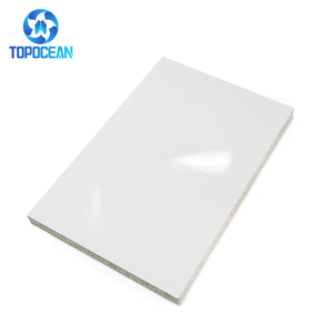 Topocean 1220*2440mm cao bóng trắng <span class=keywords><strong>melamine</strong></span> ván/flakeboards/particleboards 16mm 18mm cho tủ bếp - Product Image 1
