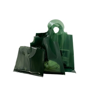 Sacs en PE à fond plat avec logo personnalisé imprimé, recyclables, pour l'emballage de boutiques et de marchandises - Product Image 5