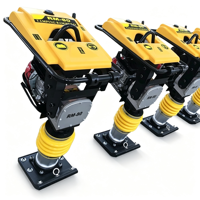 Compacteur thermique 80 kg 7,5 CV, haute efficacité pour compacter les sols mixtes lors de la reconstruction de petites routes