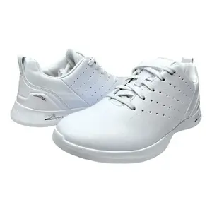 Zapatillas de Fitness para Caminar Karosso B106 Blancas con Lengüeta, Entresuela y Cuello Acolchados, Suela de EVA, Suela Exterior de Goma, Forro de Malla, Unisex Adulto - Product Image 5