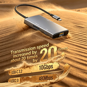 Lector de Tarjetas de Triple Ranura USB 3.2 Gen 2 de 10 Gbps <span class=keywords><strong>para</strong></span> CFexpress Tipo A, SD 4.0, MicroSD 4.0 con <span class=keywords><strong>Carcasa</strong></span> de Aluminio y Soporte OTG - Product Image 2